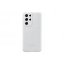 Samsung Silicone Cover EF-PG998 - Back cover for mobile phone - silicone - light grey - for Galaxy S21 Ultra 5G