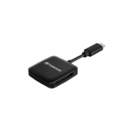 Transcend RDC3 - Card reader (SD, microSD, SDHC UHS-I, SDXC UHS-I, microSDHC UHS-I, microSDXC UHS-I) - USB-C 3.2 Gen 1 - 3
