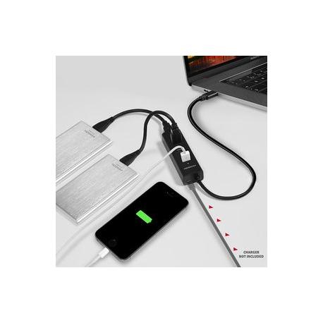 AXAGON HUE-S2C - Hub - 4 x SuperSpeed USB 3.0 - desktop - 9