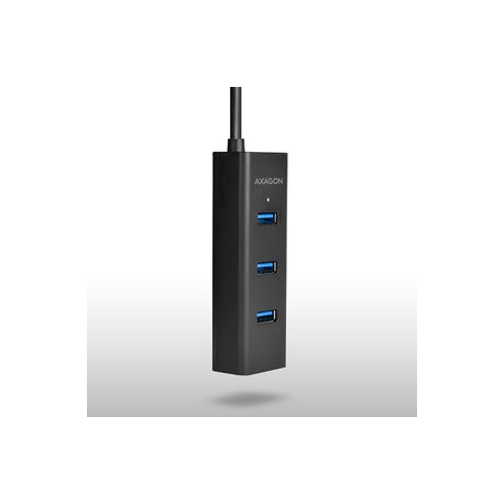 AXAGON HUE-S2B - Hub - 4 x SuperSpeed USB 3.0 - desktop - 7