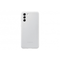 Samsung Silicone Cover EF-PG996 - Back cover for mobile phone - silicone - light grey - for Galaxy S21+ 5G