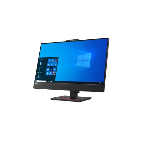 Lenovo ThinkVision T27hv-20 - LED monitor - 27" - 2560 x 1440 QHD @ 60 Hz - IPS - 350 cd / m² - 1000:1 - 4 ms - HDMI, DisplayPort, USB-C - speakers - raven black - 5