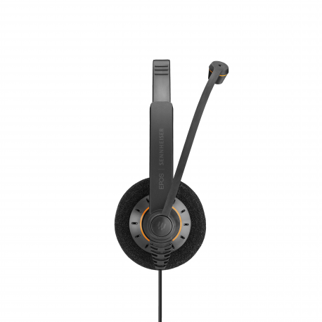 EPOS I SENNHEISER IMPACT SC 60 USB ML - Headset - on-ear - wired - USB - black with orange colour highlights - 0