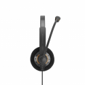 EPOS I SENNHEISER IMPACT SC 60 USB ML - Headset - on-ear - wired - USB - black with orange colour highlights