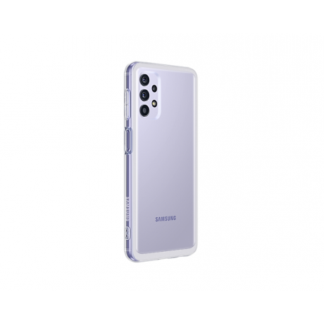 Samsung Soft Clear Cover EF-QA326 - Back cover for mobile phone - thermoplastic polyurethane (TPU) - transparent - for Galaxy A32 5G - 3