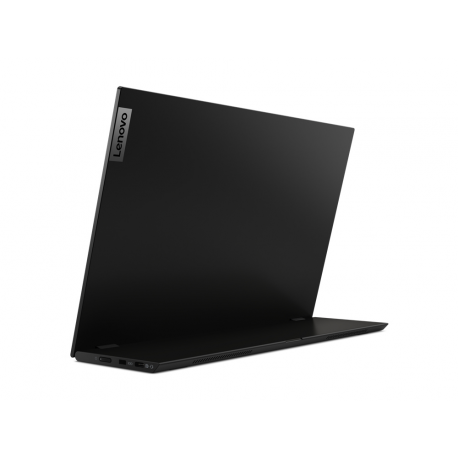 Lenovo ThinkVision M14t - LED monitor - 14" - portable - touchscreen - 1920 x 1080 Full HD (1080p) @ 60 Hz - 300 cd / m² - 700:1 - 6 ms - 2xUSB-C - raven black - 8