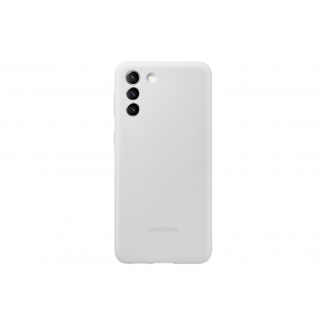 Samsung Silicone Cover EF-PG996 - Back cover for mobile phone - silicone - light grey - for Galaxy S21+ 5G - 1