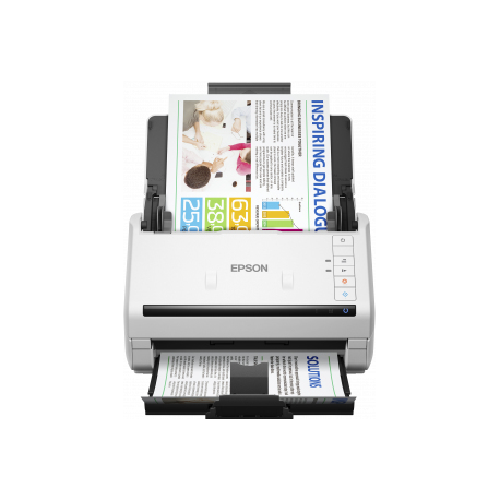 Epson WorkForce DS-770II - Document scanner - Duplex - 215.9 x 6096 mm - 600 dpi x 600 dpi - up to 45 ppm (mono)  /  up to 45 ppm (colour) - ADF (100 sheets) - up to 7000 scans per day - USB 3.0 - 1