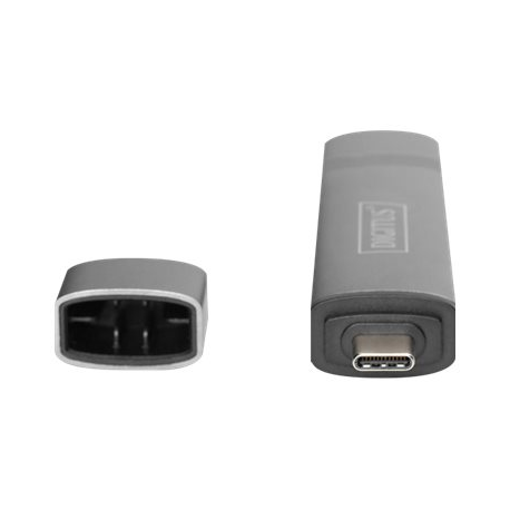 DIGITUS DA-70886 - Card reader (SD, microSD) - USB 3.0 / USB-C - 5