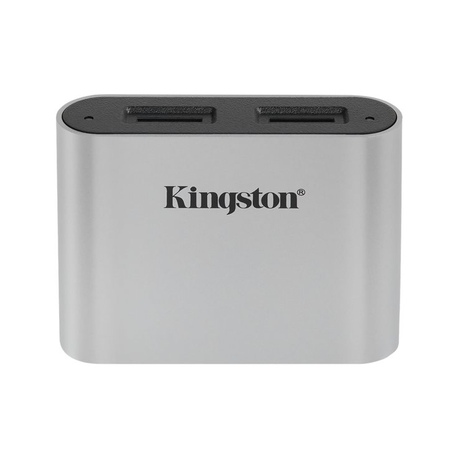 Kingston Workflow - Card reader (microSDHC UHS-I, microSDXC UHS-I, microSDHC UHS-II, microSDXC UHS-II) - USB-C 3.2 Gen 1 - 0