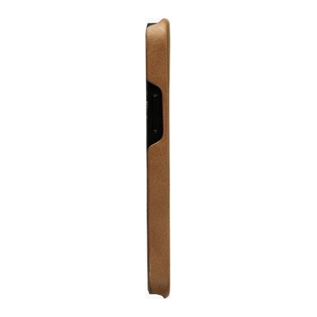 dbramante1928 Lynge - Flip cover for mobile phone - full-grain leather - tan - for Apple iPhone 12 mini - 9
