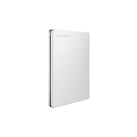 Toshiba Canvio Slim - Hard drive - 1 TB - external (portable) - 2.5" - USB 3.2 Gen 1 - silver - 0