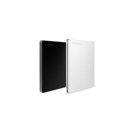 Toshiba Canvio Slim - Hard drive - 1 TB - external (portable) - 2.5" - USB 3.2 Gen 1 - silver - 3