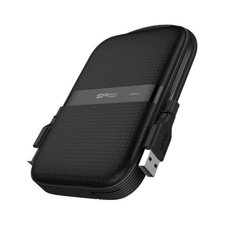 SILICON POWER Armor A60 - Hard drive - 1 TB - external (portable) - 2.5" - USB 3.2 Gen 1 - black - 1