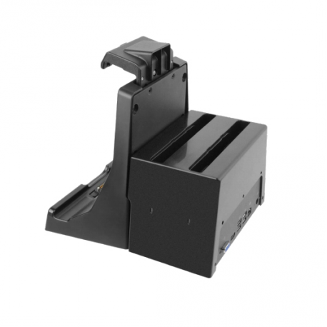 Getac Office Dock with Twin Battery Charger - Docking station - Europe - for Getac F110 G5 - 1