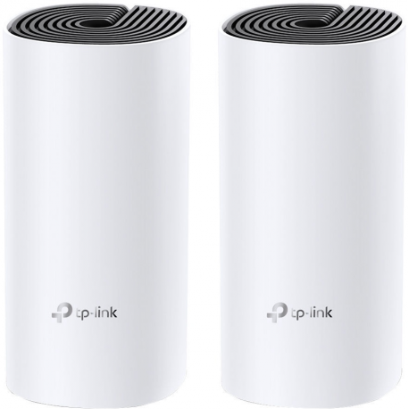 TP-Link DECO M4 - Wi-Fi system - (2 routers) - up to 2,800 sq.ft - mesh 1GbE - Wi-Fi 5 - Dual Band - 5