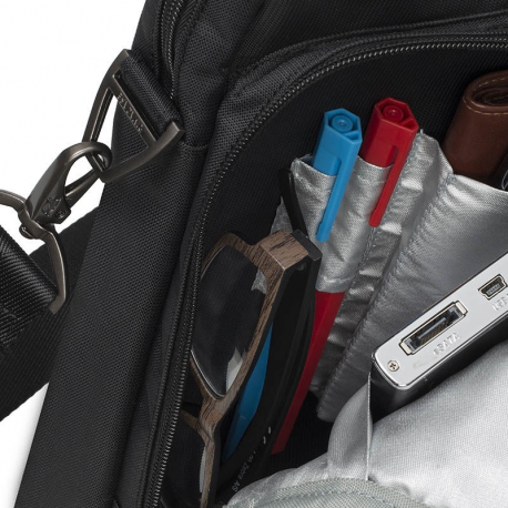 Riva Case Tiergarten 8550 - Notebook carrying case - 17.3" - black - 5