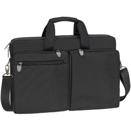 Riva Case Tiergarten 8550 - Notebook carrying case - 17.3" - black - 8