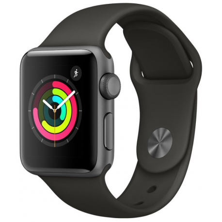 APPLE SMARTWATCH SERIES3 42MM ALUMIN/GREY/BLACK SPORT MTF32