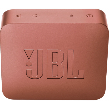 JBL Go2, compact portable speaker with battery, IPX7 waterproof, Cinnamon