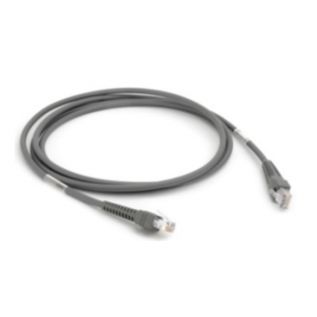 Zebra - Serial cable - DB-9 (F) to RJ-45 (10 pin) (M) - 2 m - for Symbol LS2208 - 1