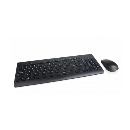 Lenovo Essential Wireless Combo - Keyboard and mouse set - wireless - 2.4 GHz - Nordic - for ThinkCentre M75q Gen 2; M75s Gen 2; M75t Gen 2; M90q Gen 2; ThinkStation P340 - 2