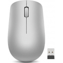 Lenovo 530 Wireless Mouse - Mouse - right and left-handed - optical - 3 buttons - wireless - 2.4 GHz - USB wireless receiver - platinum grey - for ThinkCentre M80t Gen 3; ThinkCentre neo 50; ThinkPad T14s Gen 3; V50t Gen 2-13