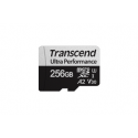 Transcend 340S - Flash memory card - 256 GB - A2  /  Video Class V30  /  UHS-I U3  /  Class10 - microSDXC