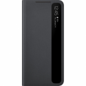 Samsung Smart Clear View Cover EF-ZG991 - Flip cover for mobile phone - black - for Galaxy S21 5G