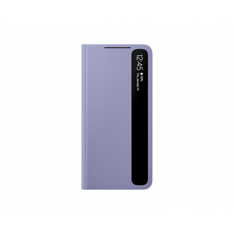 Samsung Smart Clear View Cover EF-ZG991 - Flip cover for mobile phone - violet - for Galaxy S21 5G - 1