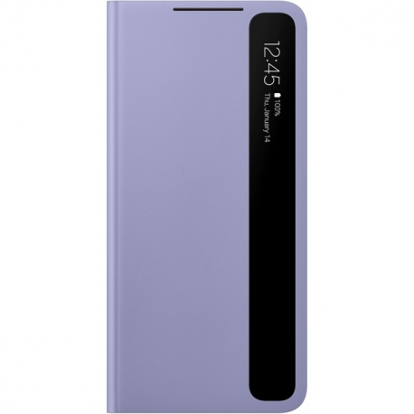 Samsung Smart Clear View Cover EF-ZG996 - Flip cover for mobile phone - violet - for Galaxy S21+ 5G - 0