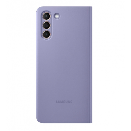 Samsung Smart Clear View Cover EF-ZG996 - Flip cover for mobile phone - violet - for Galaxy S21+ 5G - 1