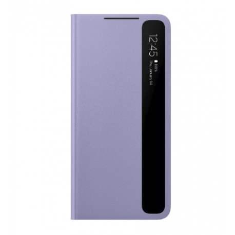 Samsung Smart Clear View Cover EF-ZG996 - Flip cover for mobile phone - violet - for Galaxy S21+ 5G - 3