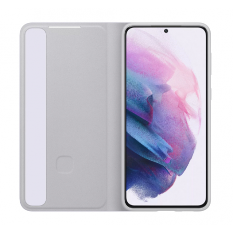 Samsung Smart Clear View Cover EF-ZG996 - Flip cover for mobile phone - violet - for Galaxy S21+ 5G - 4