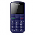 Panasonic KX-TU110 - Feature phone - dual-SIM - microSD slot - LCD display - 128 x 160 pixels - rear camera 0.08 MP - blue