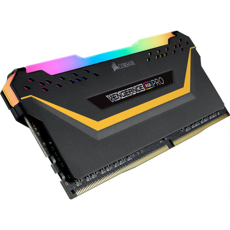 CORSAIR Vengeance RGB PRO - DDR4 - kit - 32 GB: 2 x 16 GB - DIMM 288-pin - 3200 MHz  /  PC4-25600 - CL16 - 1.35 V - unbuffered - non-ECC - black - 1