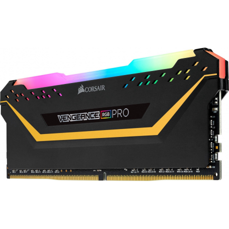 CORSAIR Vengeance RGB PRO - DDR4 - kit - 32 GB: 2 x 16 GB - DIMM 288-pin - 3200 MHz  /  PC4-25600 - CL16 - 1.35 V - unbuffered - non-ECC - black - 2