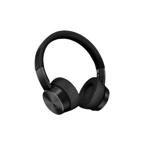Lenovo Yoga - Headphones with mic - full size - Bluetooth - wireless - active noise cancelling - shadow black - for ThinkPad E14 Gen 4; E15 Gen 4; L13 Yoga Gen 3; P1 Gen 5; T14s Gen 3; X1 Nano Gen 2 - 1