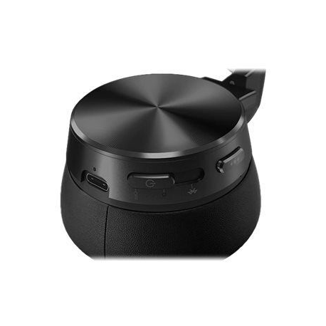 Lenovo Yoga - Headphones with mic - full size - Bluetooth - wireless - active noise cancelling - shadow black - for ThinkPad E14 Gen 4; E15 Gen 4; L13 Yoga Gen 3; P1 Gen 5; T14s Gen 3; X1 Nano Gen 2 - 4