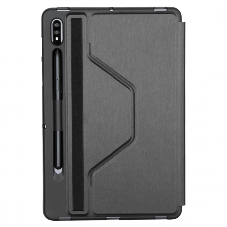 Targus Click-In - Flip cover for tablet - thermoplastic polyurethane (TPU) - black - 11" - for Samsung Galaxy Tab S7 - 14
