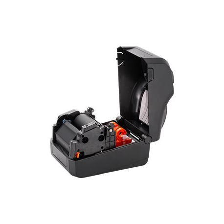 BIXOLON XD3-40t - Label printer - dye sublimation / thermal transfer - Roll (11.8 cm) - 203 dpi - up to 127 mm / sec - USB, LAN, serial - black - 3