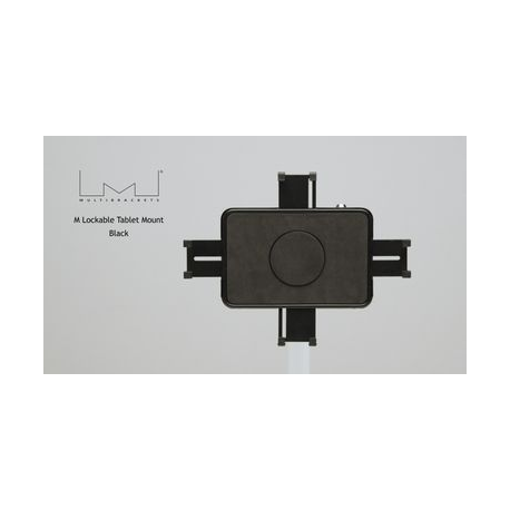 Multibrackets M - Mounting component (adjustable mount) - for tablet (Anti-Theft) - lockable - rubber, steel, ethylene vinyl acetate (EVA) - black - screen size: 7"-13" - mounting interface: 75 x 75 mm - VESA bracket mounting - 27