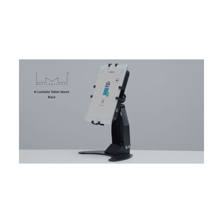 Multibrackets M - Mounting component (adjustable mount) - for tablet (Anti-Theft) - lockable - rubber, steel, ethylene vinyl acetate (EVA) - black - screen size: 7"-13" - mounting interface: 75 x 75 mm - VESA bracket mounting - 28