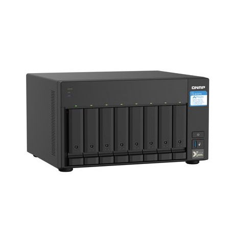QNAP TS-832PX-4G - NAS server - 8 bays - SATA 6Gb / s - RAID 0, 1, 5, 6, 10, 50, JBOD, 60 - RAM 4 GB - Gigabit Ethernet  /  2.5 Gigabit Ethernet  /  10 Gigabit Ethernet - iSCSI - 3