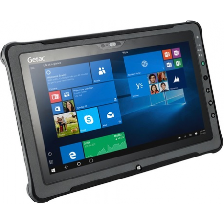 Getac F110 G5 - Rugged - tablet - Core i5 8265U  /  1.6 GHz - Win 10 Pro 64-bit - UHD Graphics 620 - 8 GB RAM - 256 GB SSD NVMe - 11.6" IPS touchscreen 1920 x 1080 (Full HD) - Wi-Fi 5 - 2
