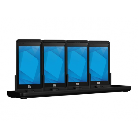 Elo DC10 - Handheld charging stand - 90 Watt - output connectors: 4 - black - for Elo M50 - 3