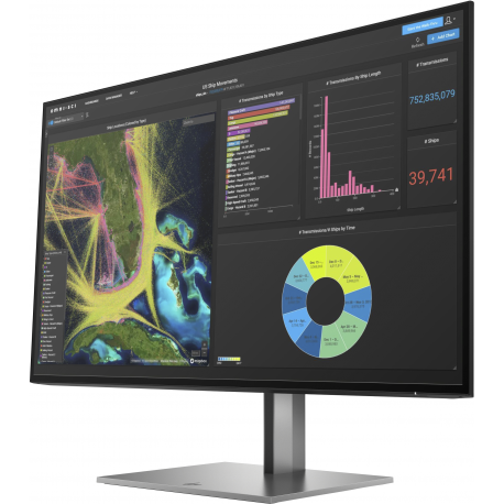 HP Z27k G3 - LED monitor - 27" (27" viewable) - 3840 x 2160 4K @ 60 Hz - IPS - 350 cd / m² - 1000:1 - 5 ms - HDMI, DisplayPort, USB-C - 1
