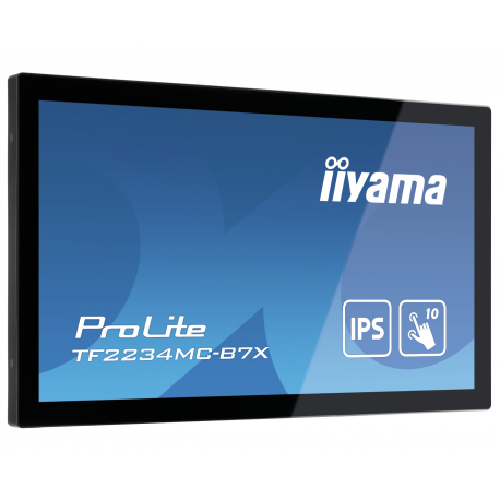 iiyama ProLite TF2234MC-B7X - LED monitor - 22" (21.5" viewable) - open frame - touchscreen - 1920 x 1080 Full HD (1080p) @ 60 Hz - IPS - 350 cd / m² - 1000:1 - 8 ms - HDMI, VGA, DisplayPort - black - 15