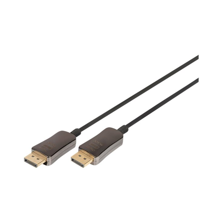 ASSMANN DisplayPort AOC Hybrid-fiber connection cable M/M 30m UHD 8K60Hz CE gold bl
