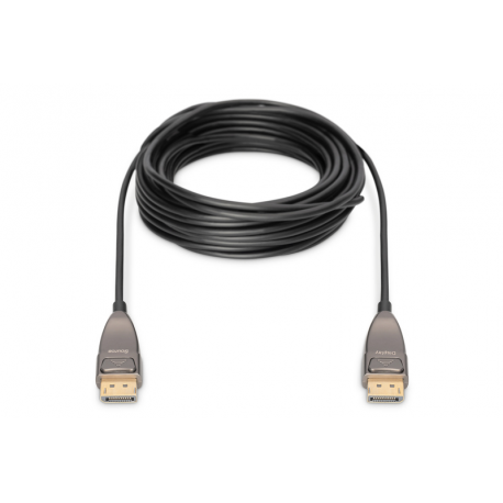 ASSMANN DisplayPort AOC Hybrid-fiber connection cable M/M 30m UHD 8K60Hz CE gold bl